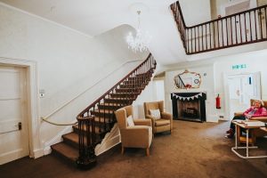 Oxendon House entrance hall & stairs