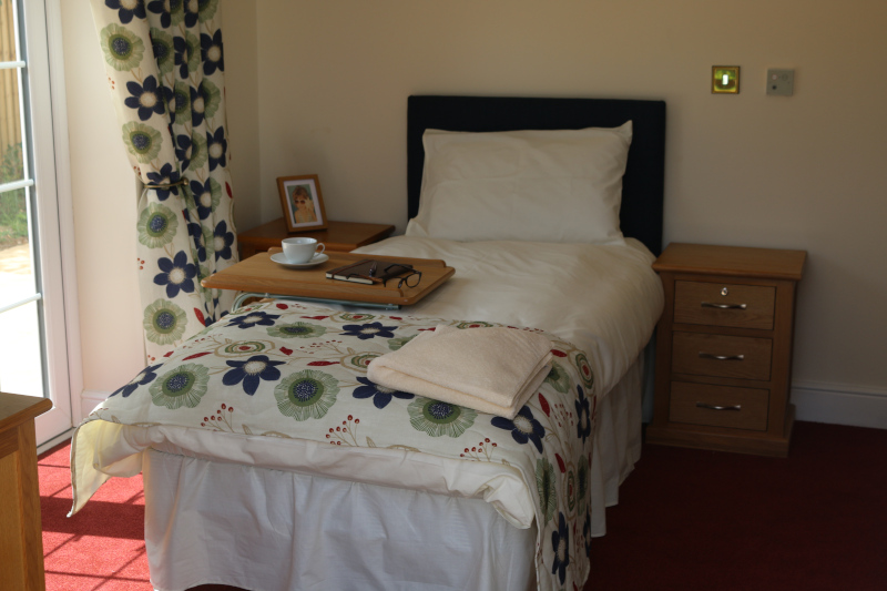 Care home bedroom